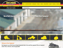 Tablet Screenshot of bossequipment.com
